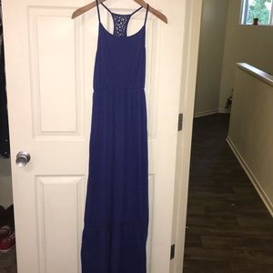 Mossimo blue maxi dress